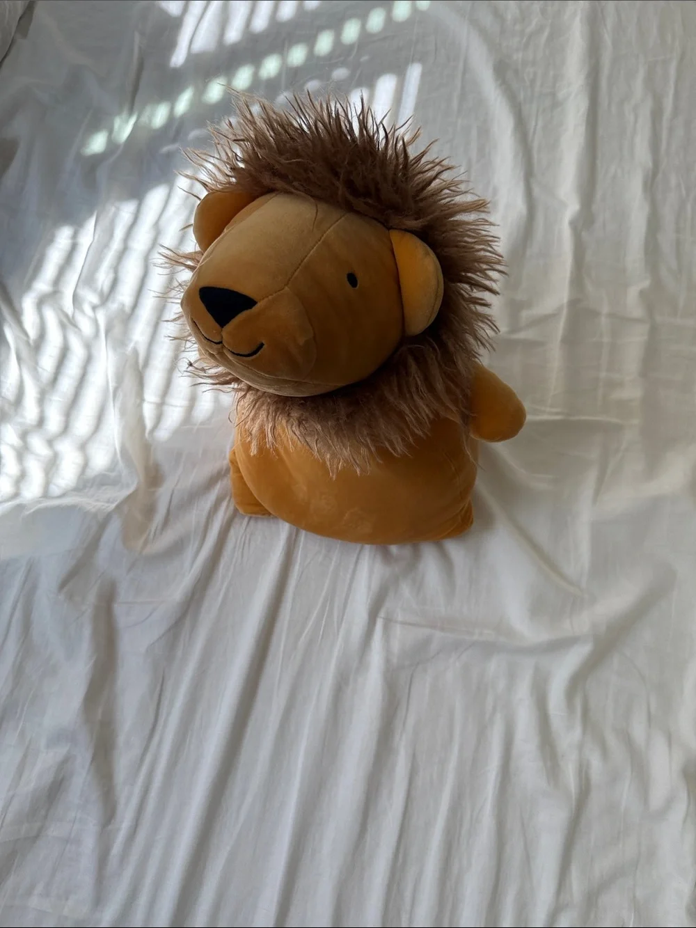 Pillowfort Plush Lion Doorstop — Tan and Brown